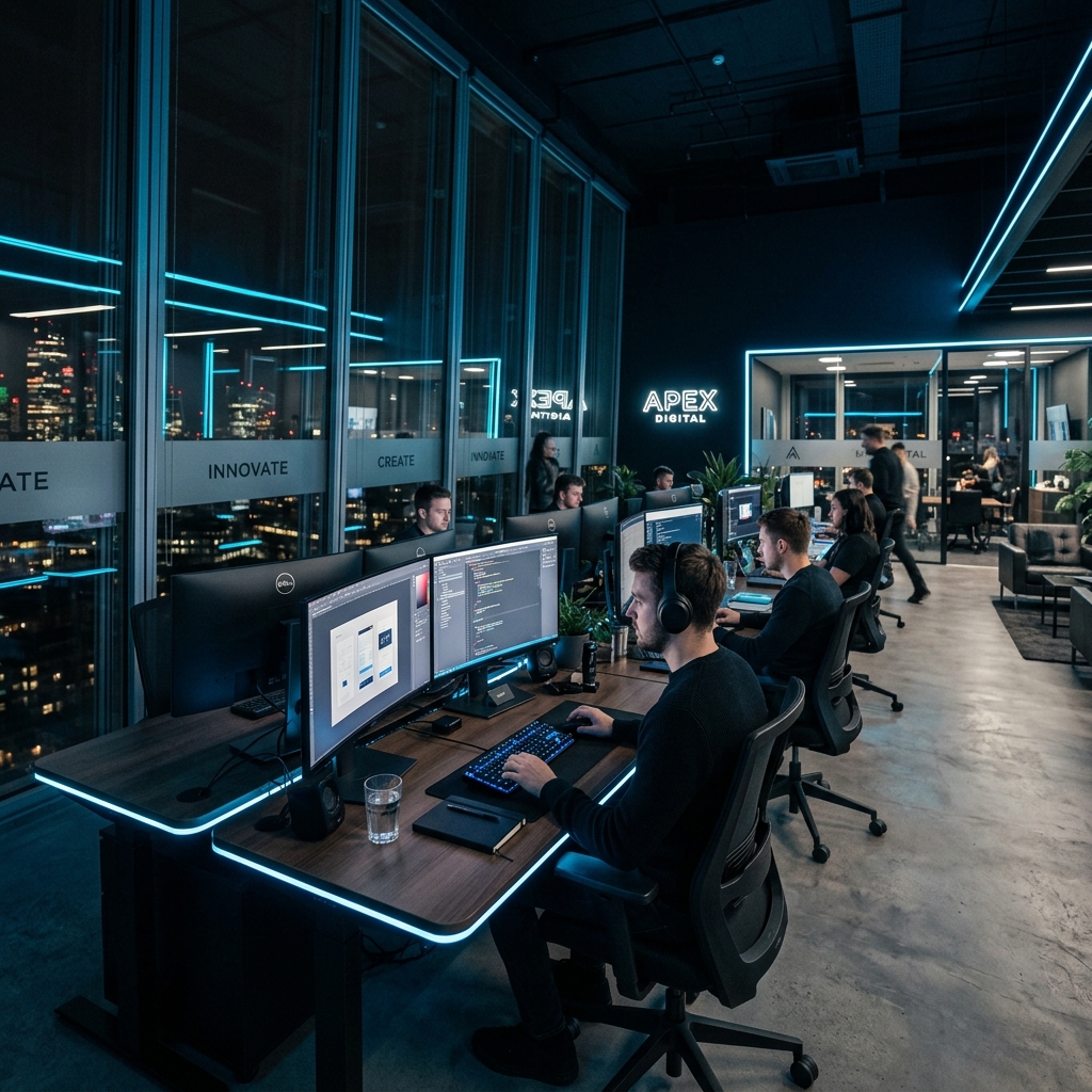 Vision Web Studios Premium Creative Agency Workspace